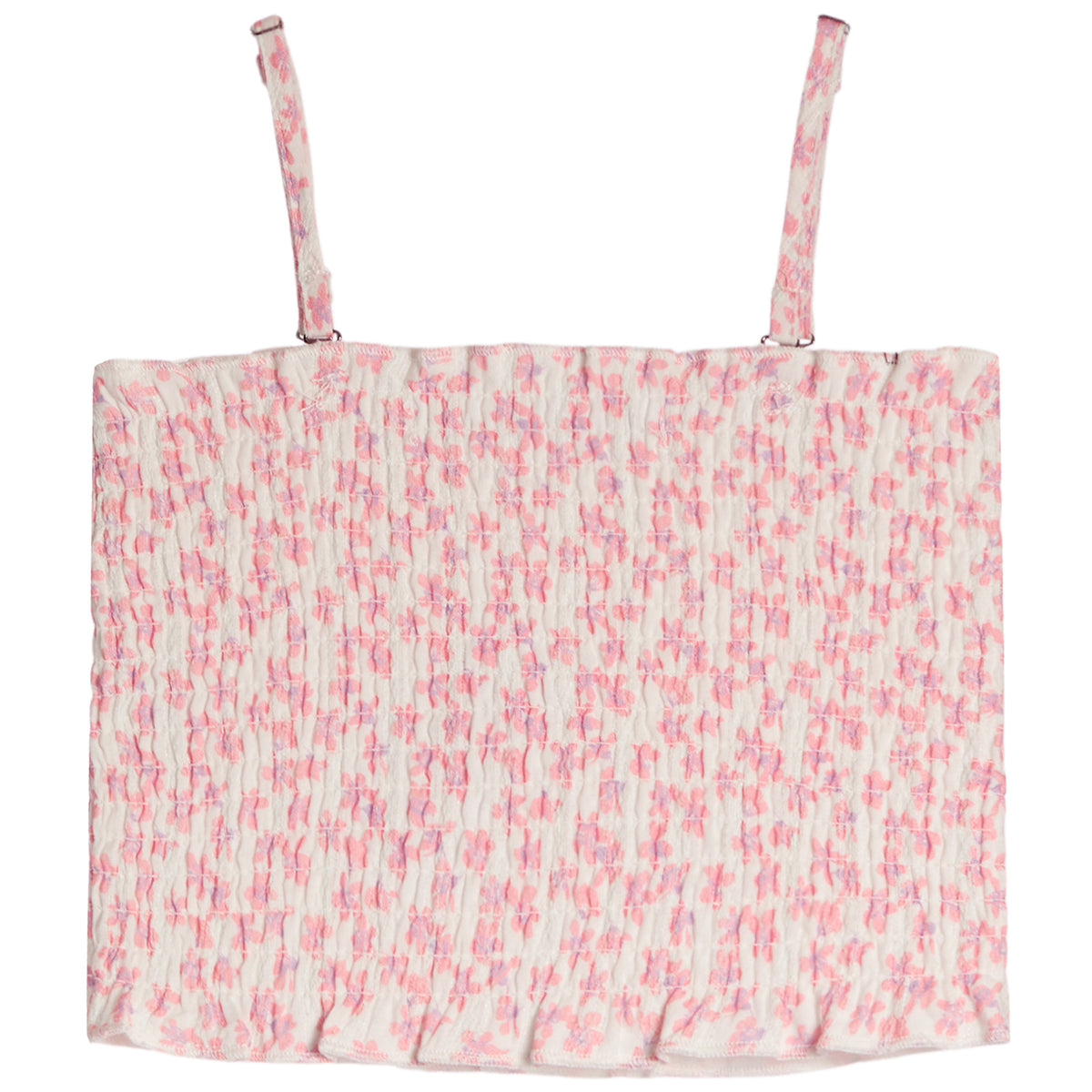 Black Smock Flower Top