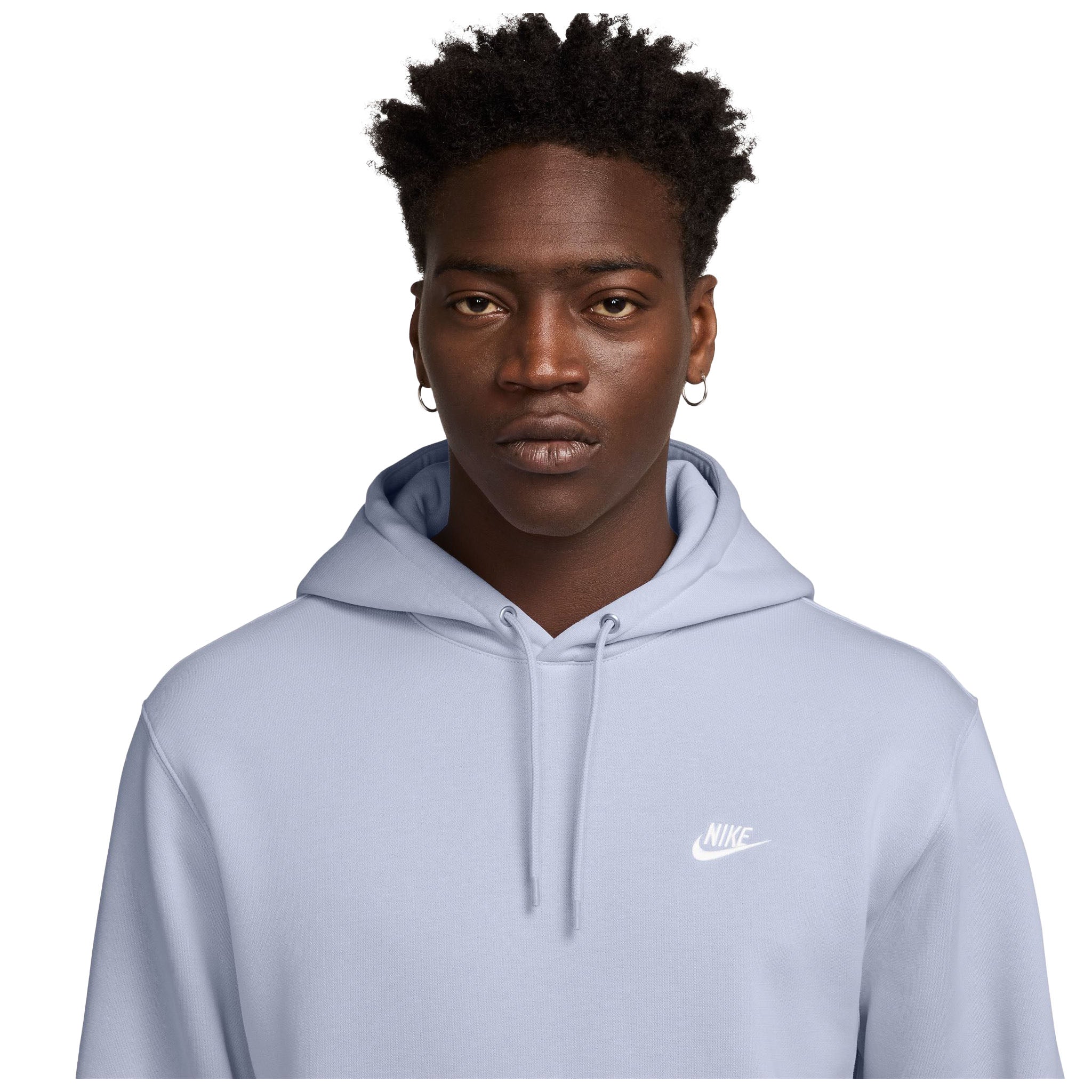 Club Fleece Pullover Hoodie In Ghost - Denny's