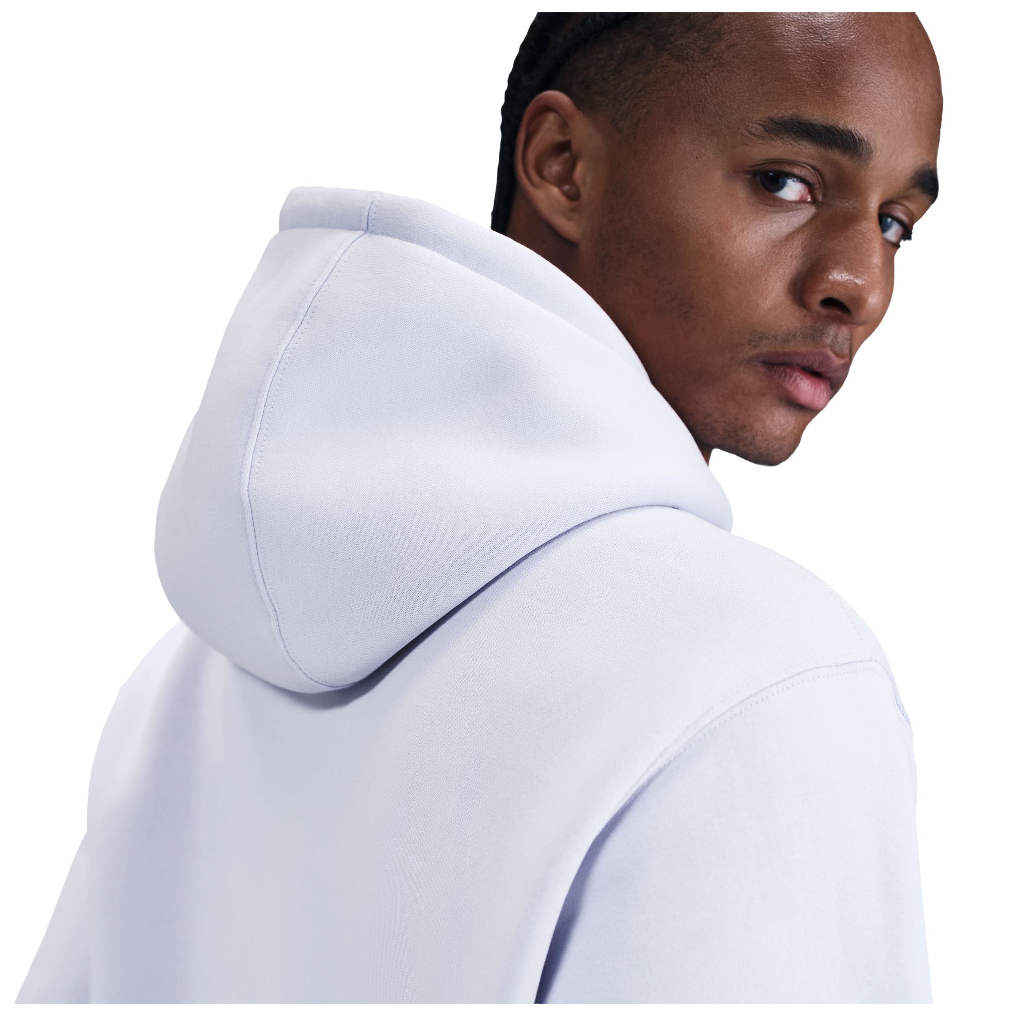 Club Fleece Pullover Hoodie In Ghost - Denny's