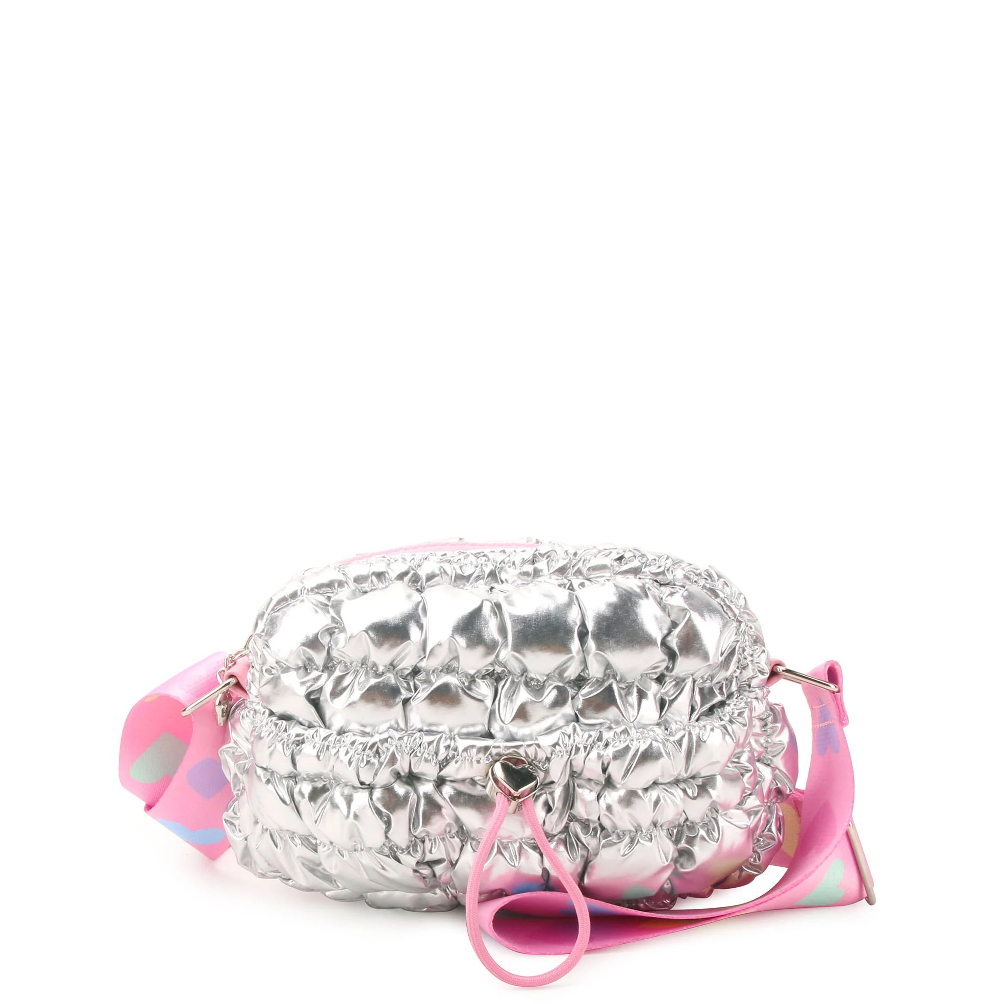 Silver Scrunch Crossbody Bag - Denny's