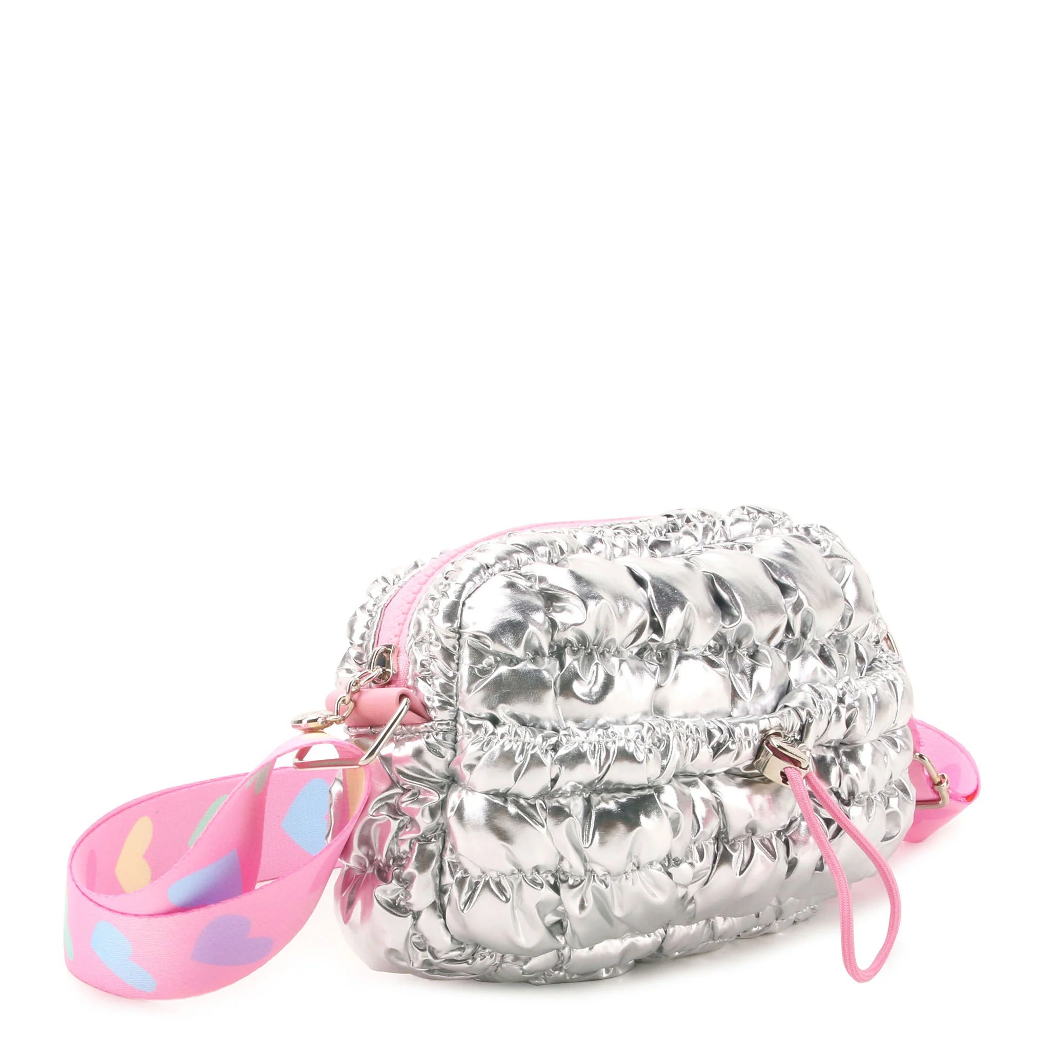 Silver Scrunch Crossbody Bag - Denny's