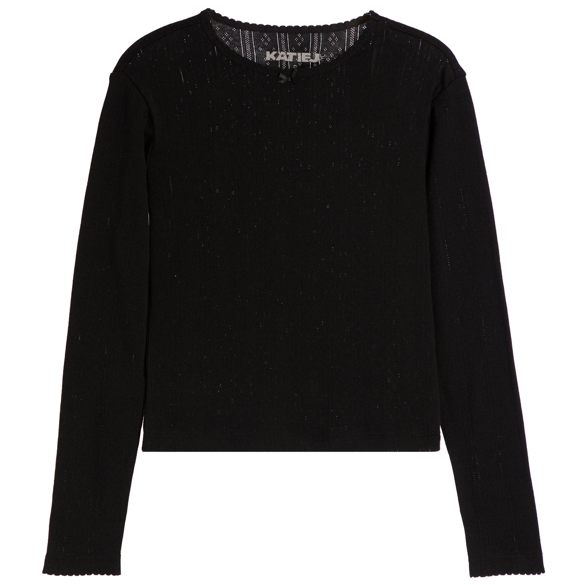 Marina Striped Black Long Sleeve Shirt main image 1