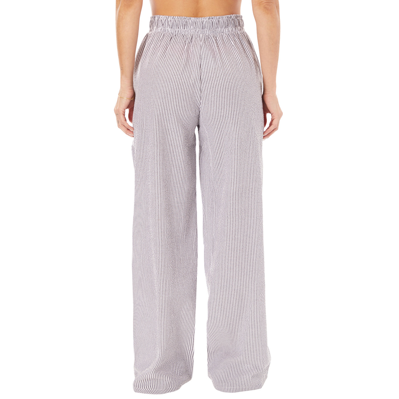 Black & White Seersucker Lounge Pant - Denny's