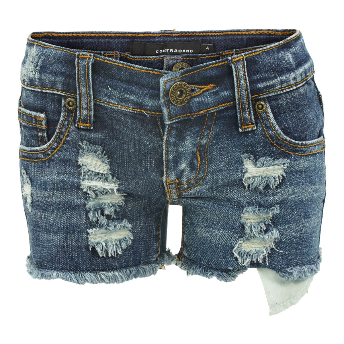 Destructed Denim Short Dennys