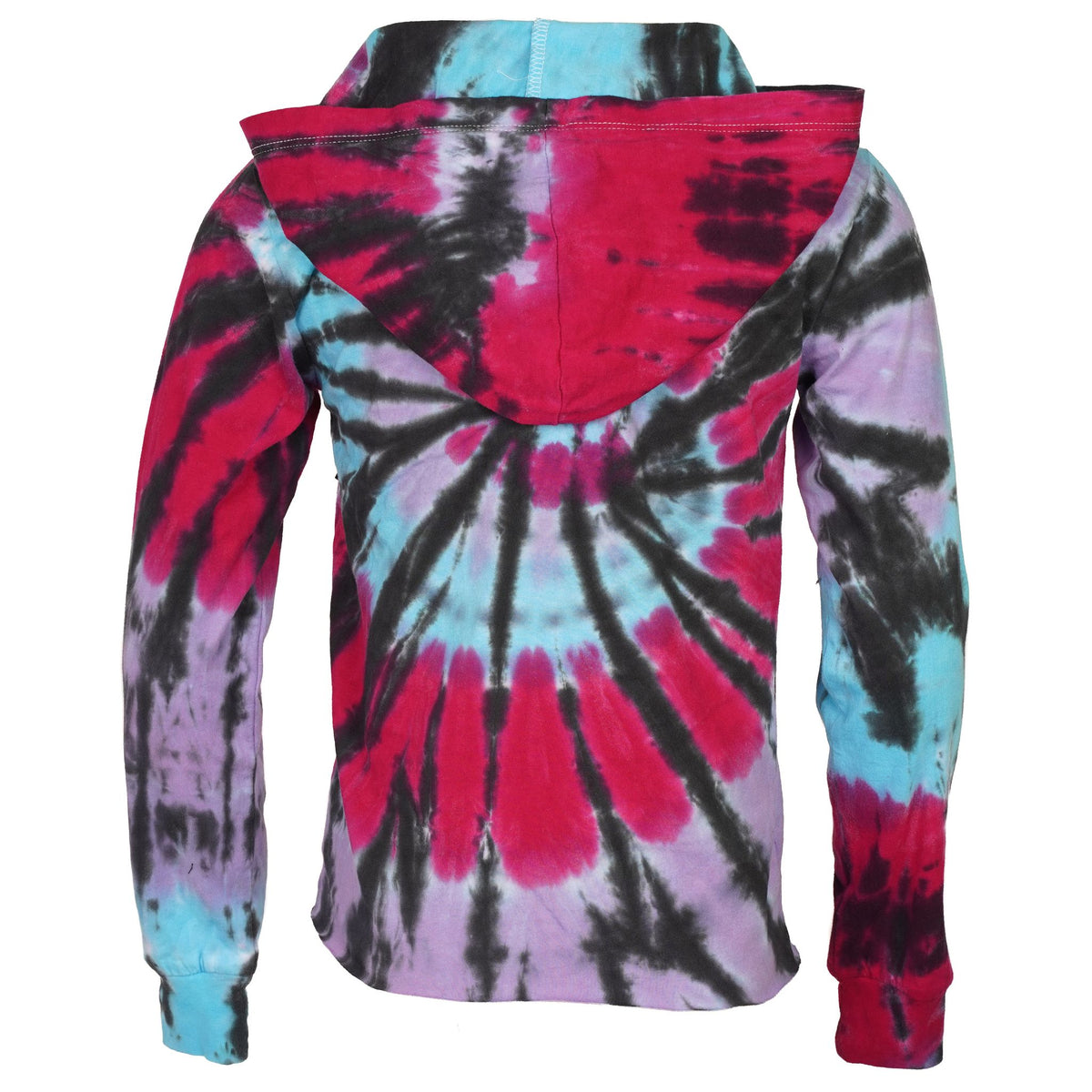 DNT Red-Tri  Hoodie Pink