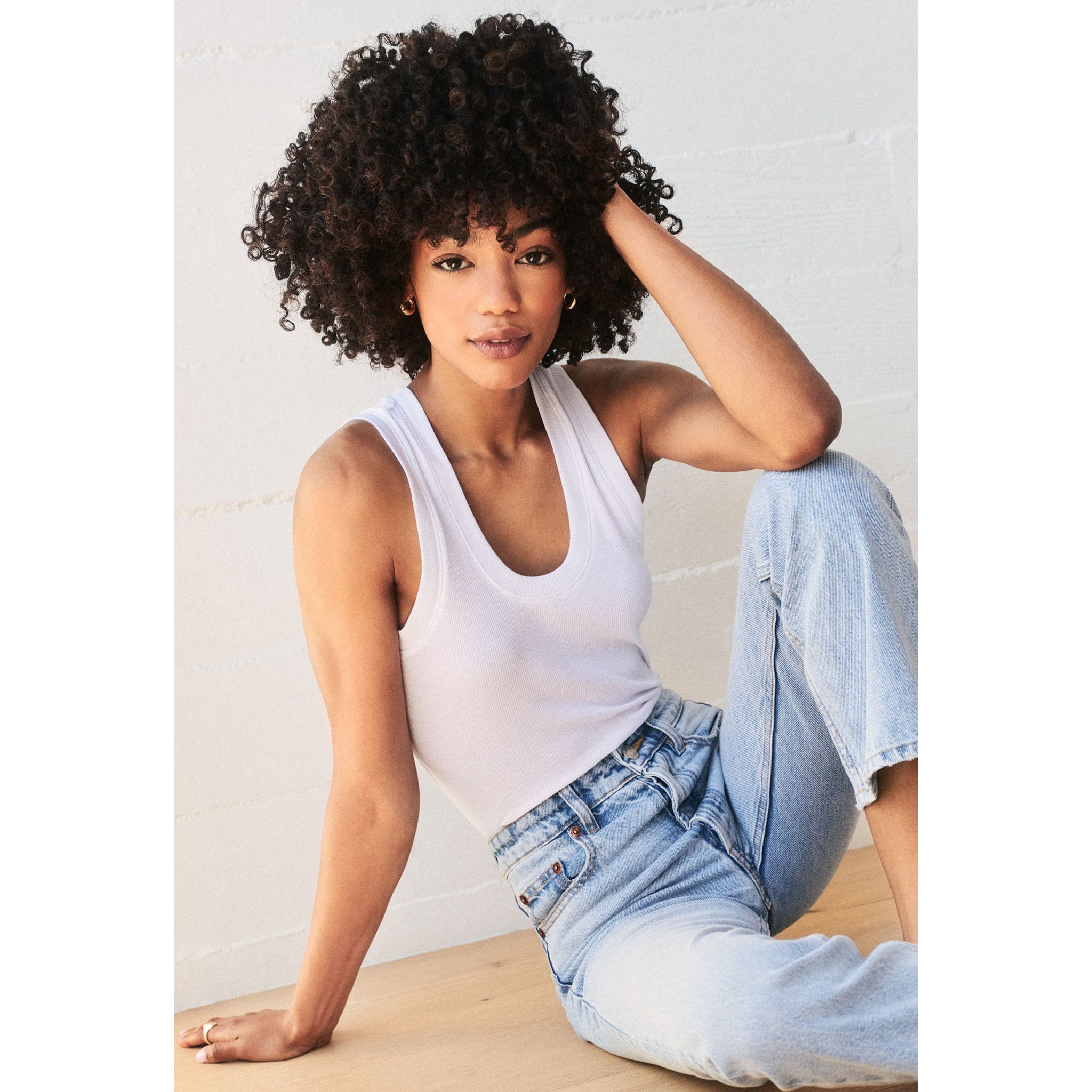 Sirena Ribbed Solid Tank - Denny's
