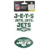 NY JETS Slogan Decal 4x4 - Denny's