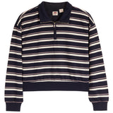 Everyday Rugdy Stripe Quarter Zip