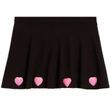 Pink Plush Hearts Skort