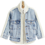 Bear Hug Sherpa Denim Jacket