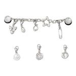 Punk Silver Charm Chain Set - Denny's