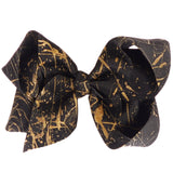 4in Gold Splatter Bow - Denny's