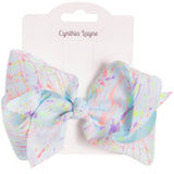 4in Bow with Neon Splatter