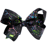 Neon Splatter 4inch Bow - Denny's