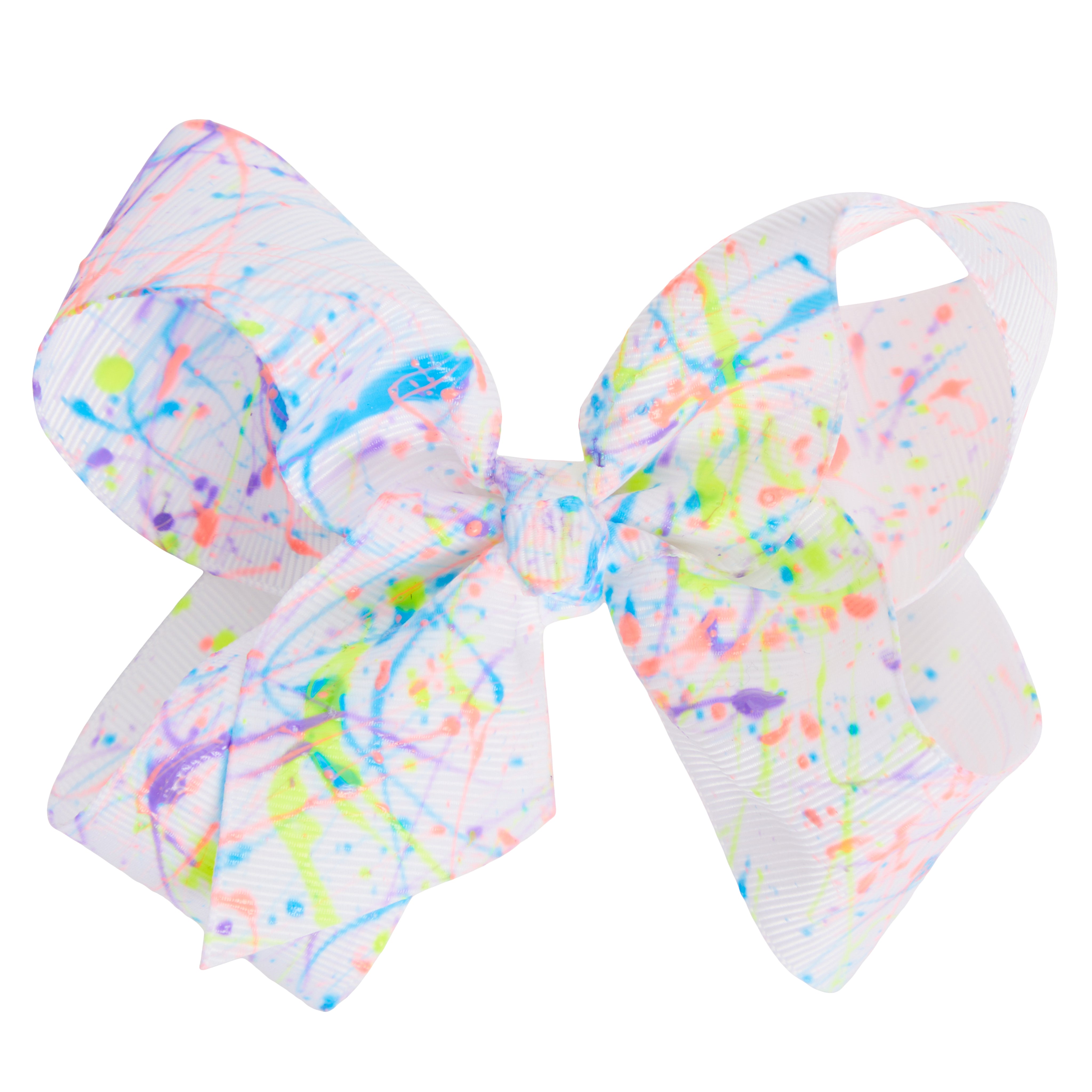 Neon Splatter 4inch Bow - Denny's