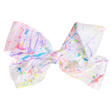 4inch Neon Splatter Bow - Denny's