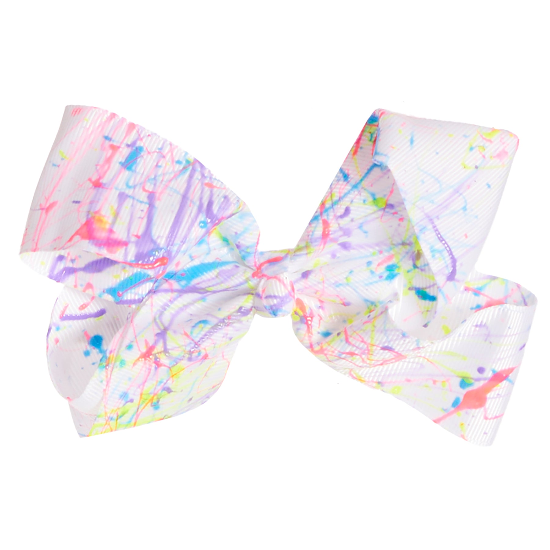 4inch Neon Splatter Bow - Denny's