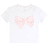 Pink Bow Baby Tee