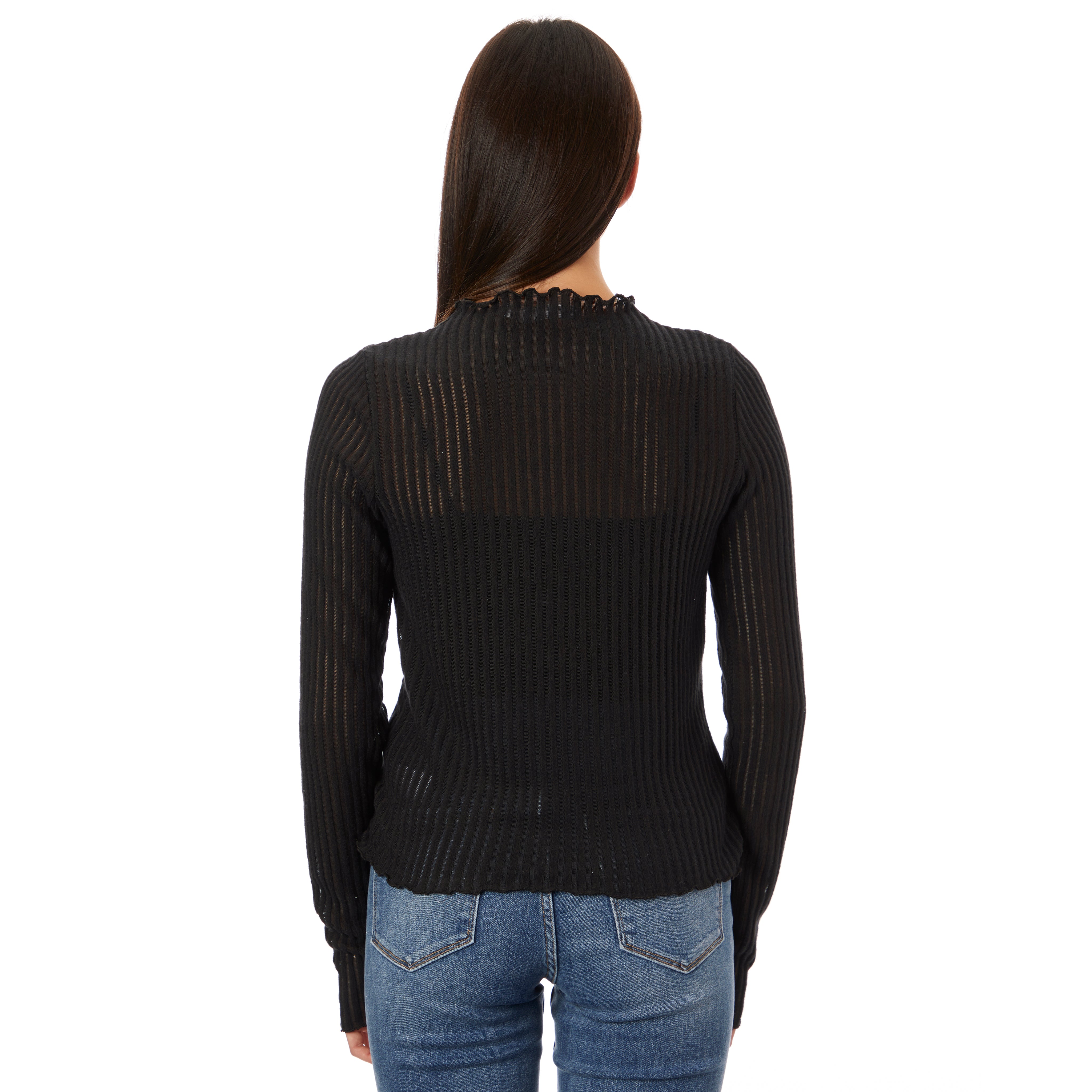 Too Close Cozy Mock Neck Top - Denny's