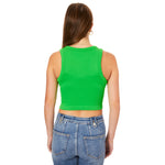 Full Zipper Wide Band Ribbed Tank - Denny's