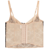 Contrast Lace Corset