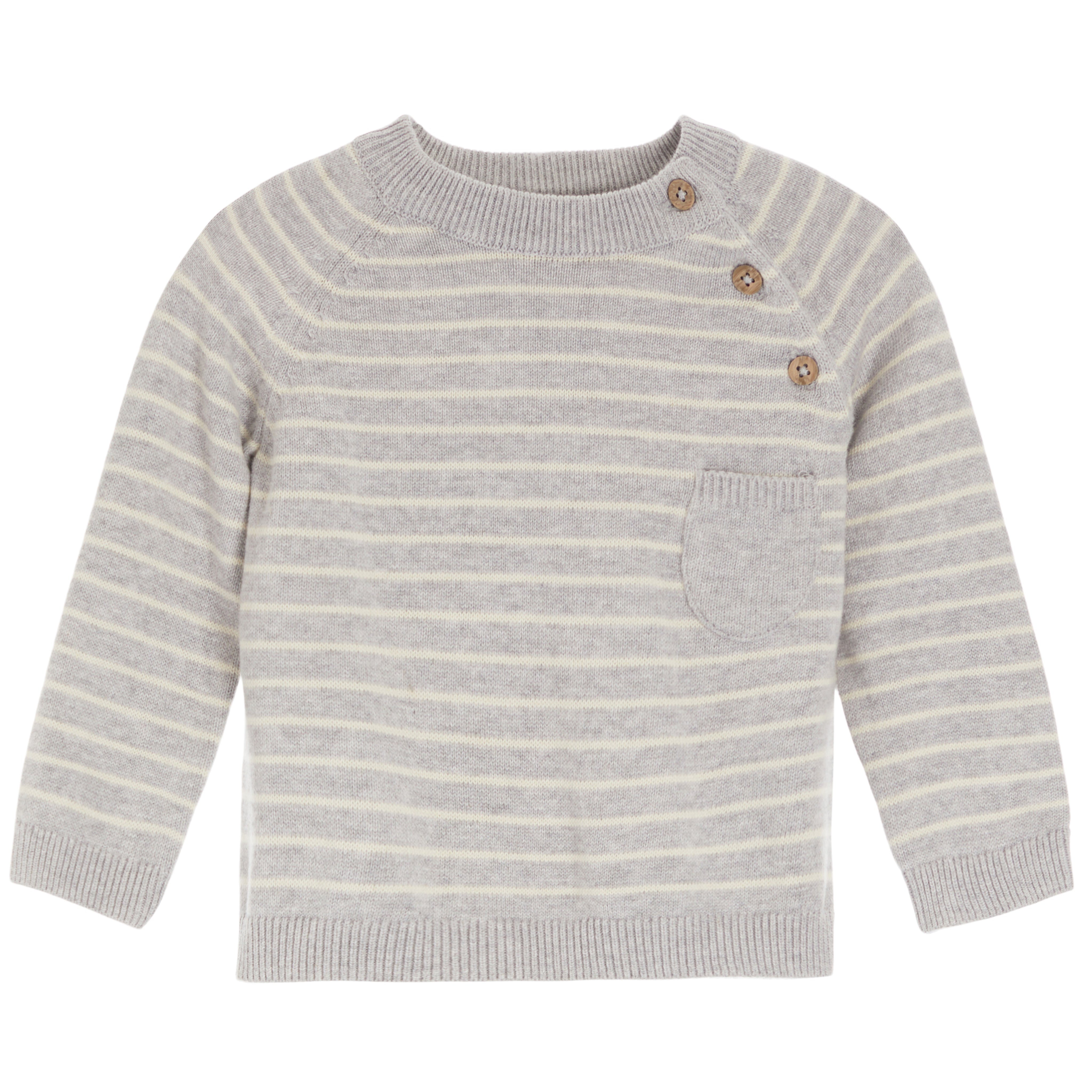 2pc Milan Raglan Striped Crew Set - Denny's