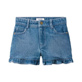 Denim Ruffle Short