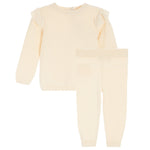 2pc Milan Ruffle Crew Set - Denny's