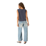Viva Button Front Sweater Tank - Denny's