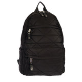 Nylon Diamond Quilted Backpack - Denny's