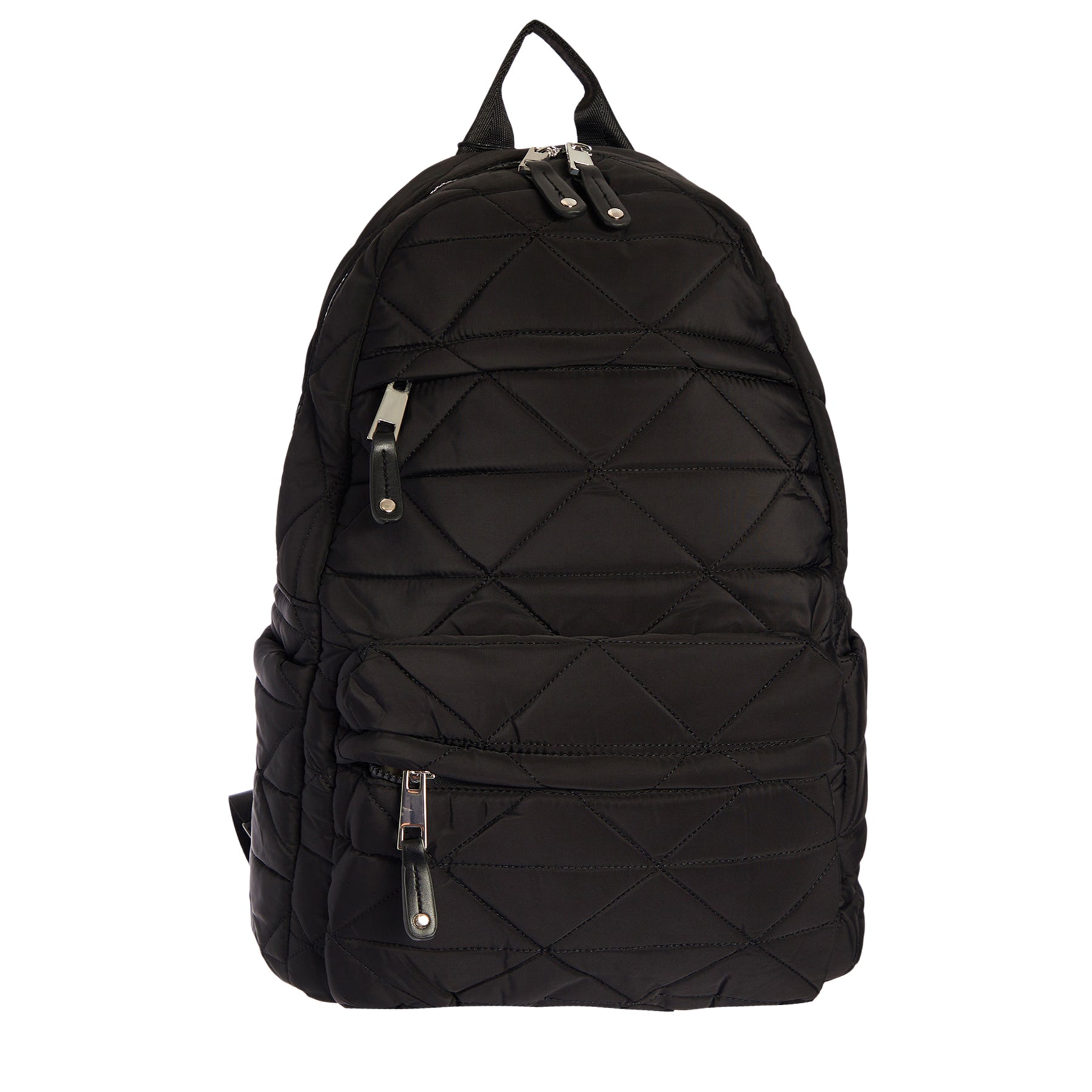 Nylon Diamond Quilted Backpack - Denny's