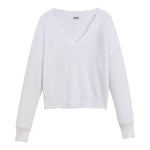 Distressed Vneck Sweater - Denny's