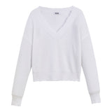Distressed Vneck Sweater - Denny's