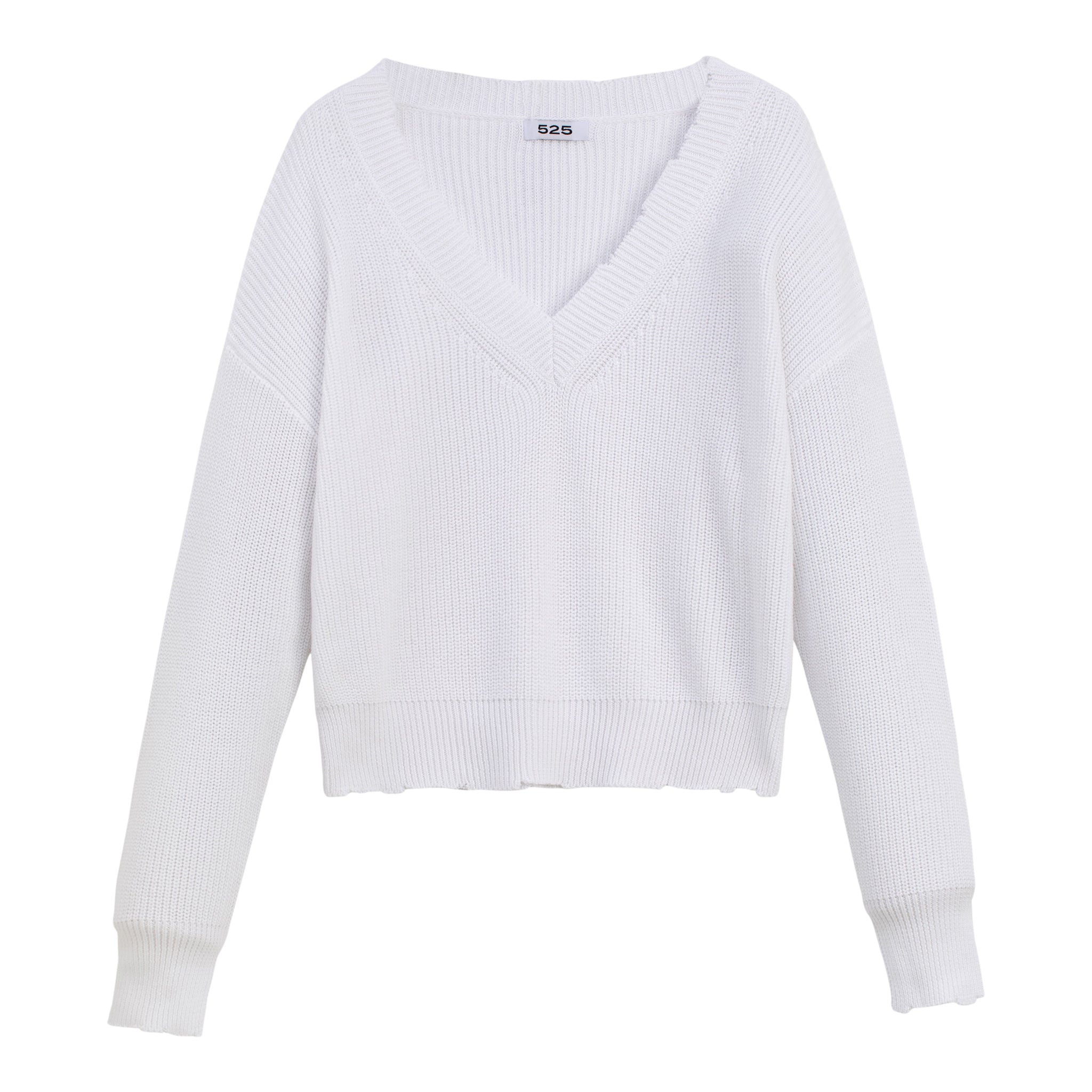 Distressed Vneck Sweater - Denny's