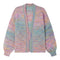 Lylah Spacedye Open Front Cardigan - Denny's