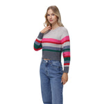 Georgia Stripe Cropped Sweater - Denny's