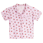 2pc Cherry Modal Short Set - Denny's