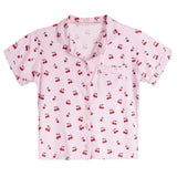 2pc Cherry Modal Short Set - Denny's