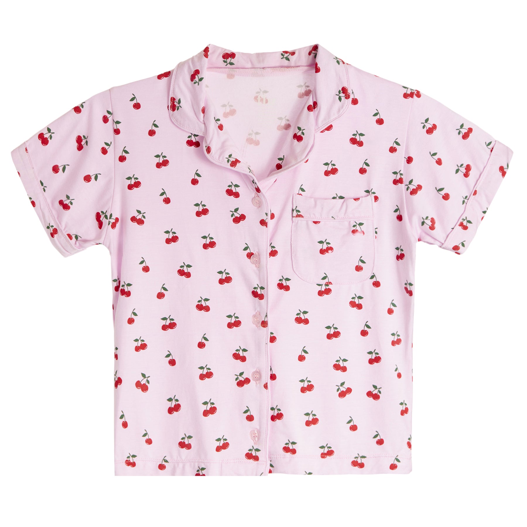 2pc Cherry Modal Short Set - Denny's