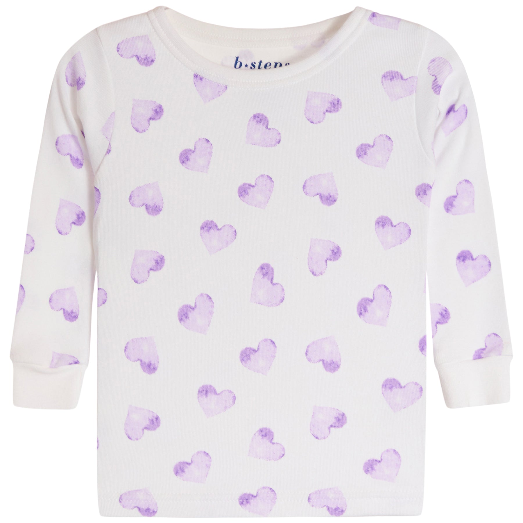 Watercolor Hearts 2pc PJ Set - Denny's
