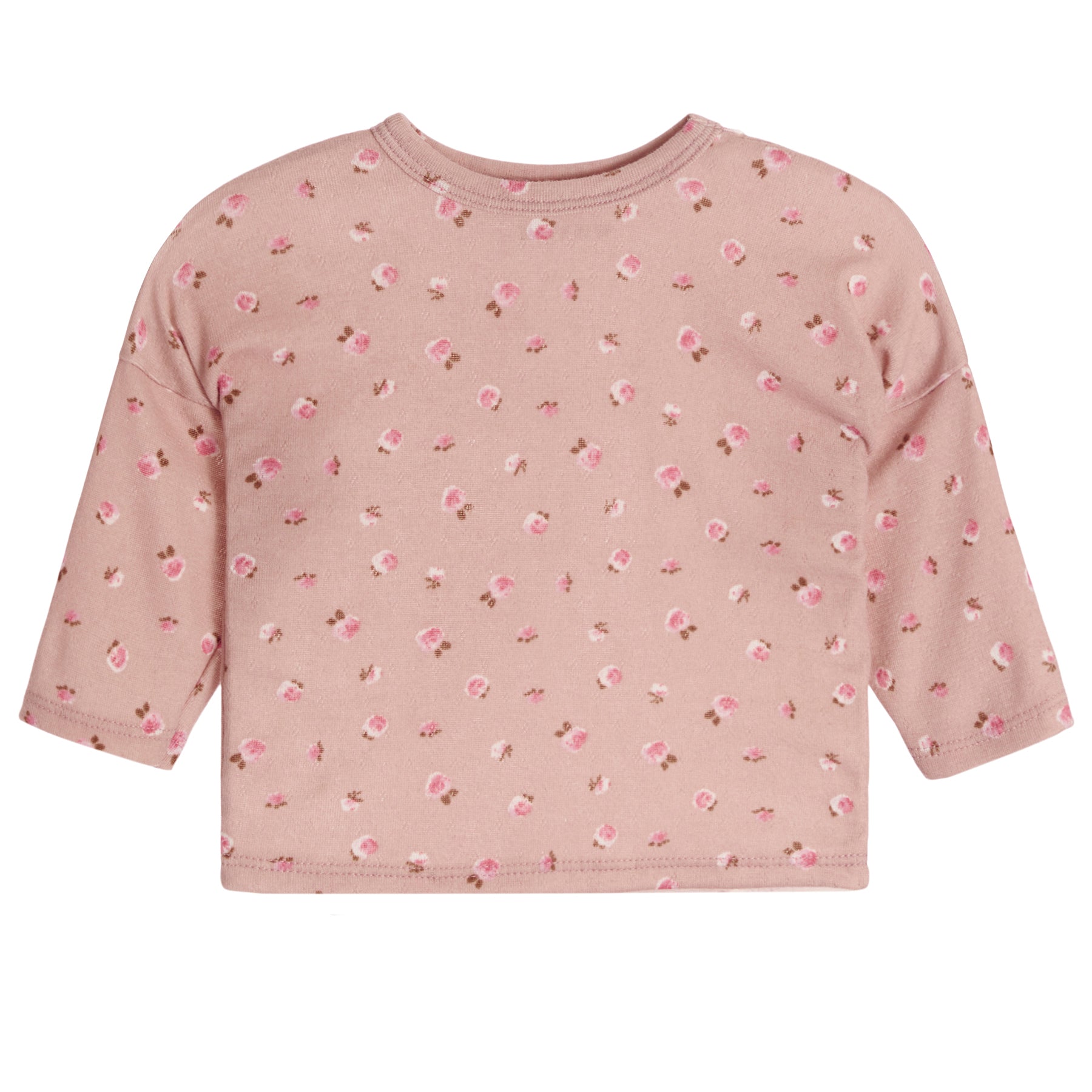 2pc Mauve Floral Pointelle Harem Set - Denny's
