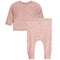 2pc Mauve Floral Pointelle Harem Set - Denny's