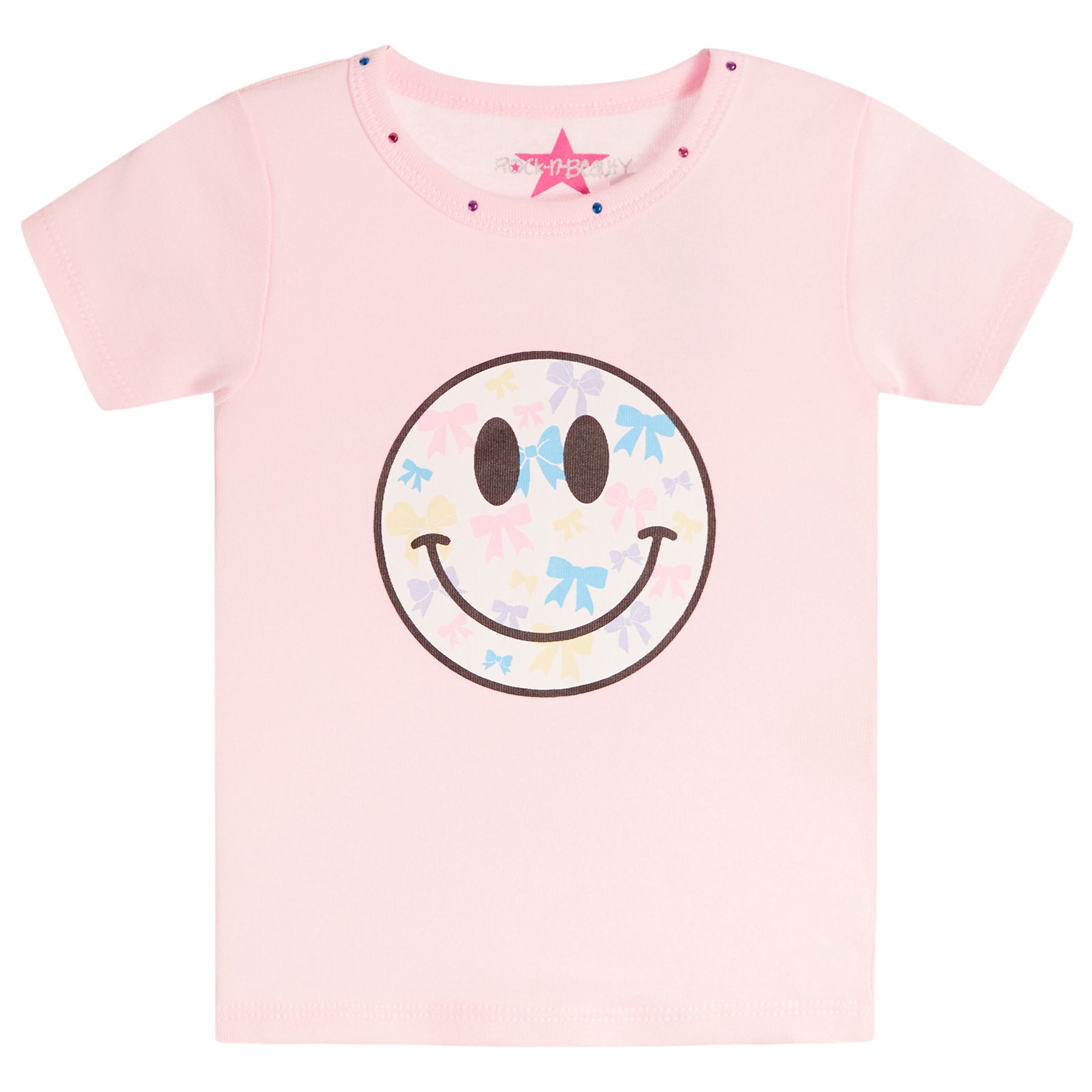 2pc Smiley Bows Legging Set - Denny's