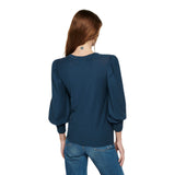 Loren Smocked Peasant Top - Denny's