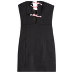 Bow Detail Strapless Dress - Denny's