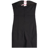 Bow Detail Strapless Dress - Denny's