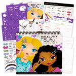 Beauty Guru Make Up & Hair Design Sketch Portfolio - Denny's