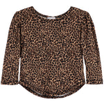 Leopard Bow Back Top - Denny's