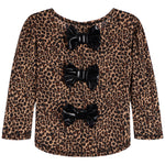 Leopard Bow Back Top - Denny's