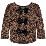 Leopard Bow Back Top - Denny's